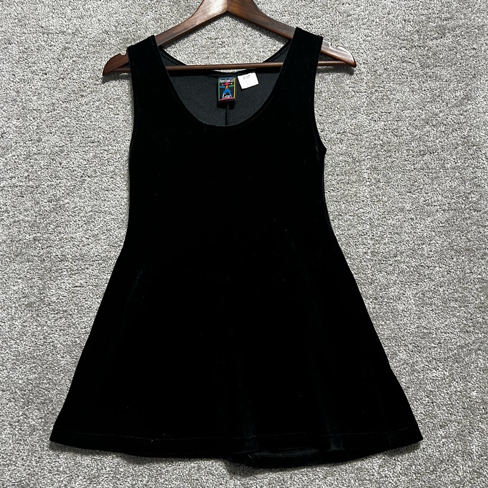 American Girl Gear Girls Vintage Velvet Jumper Dress Sleeveless Size Medium